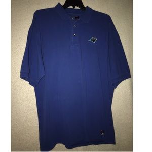 Dark blue Carolina Panthers polo (great condition)